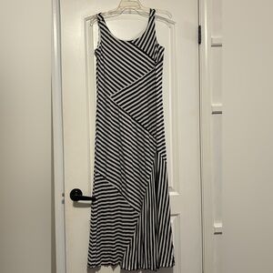 Striped Tank Maxi Dress - M